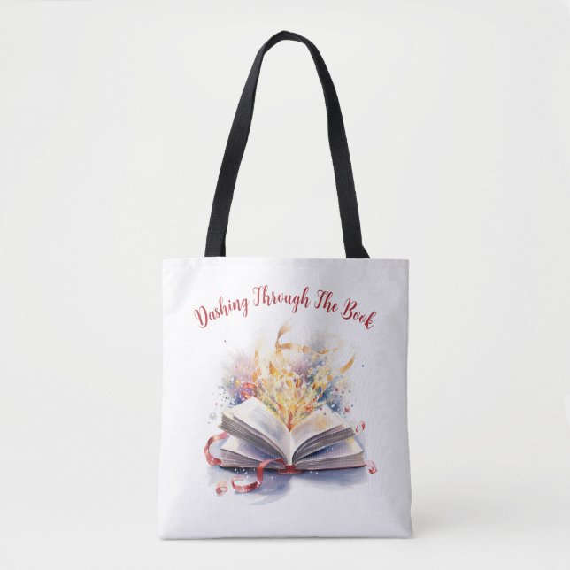 Bolsa Tote Atravessando o Livro (Frente)