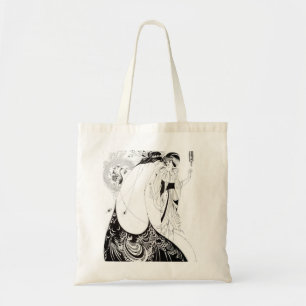 Bolsa Tote Aubrey Beardsley a sacola da saia do pavão
