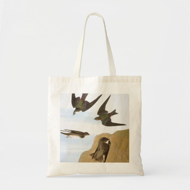 Bolsa Tote Audubon: Andorinhas (Frente)