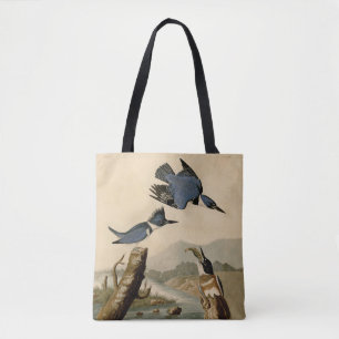 Bolsa Tote Audubon Belfisher Kingfisher Wildlife Bird
