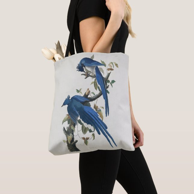 Bolsa Tote Audubon Columbia Jay Black Throated Magpie Jay (Close Up)