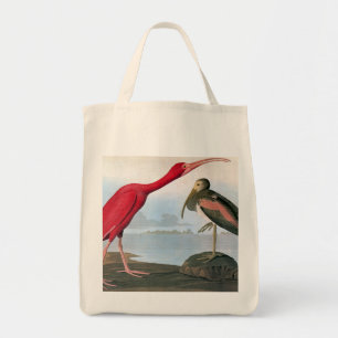Bolsa Tote Audubon: Escarlate dos íbis