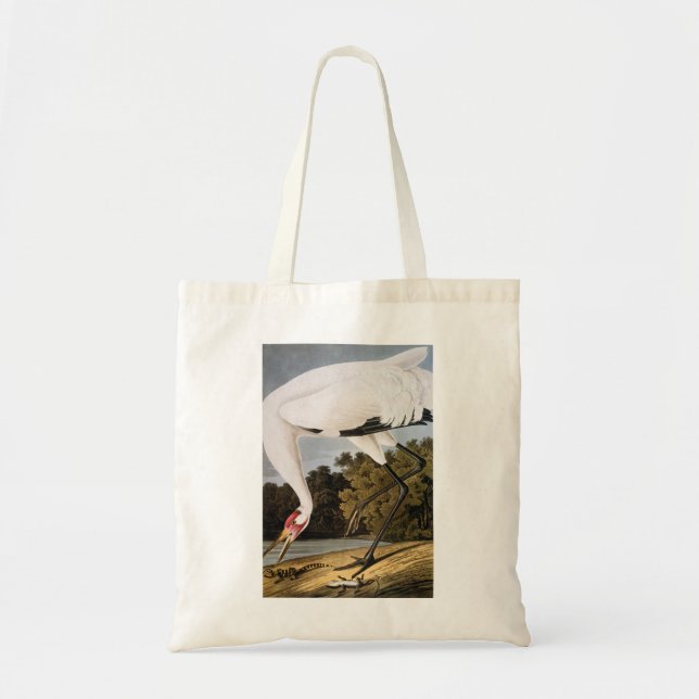 Bolsa Tote Audubon: Guindaste gritando (Frente)
