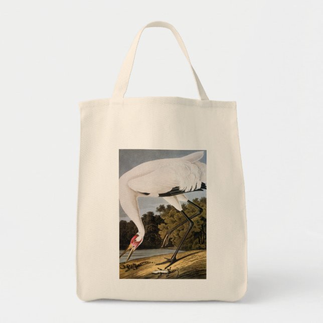 Bolsa Tote Audubon: Guindaste gritando (Frente)