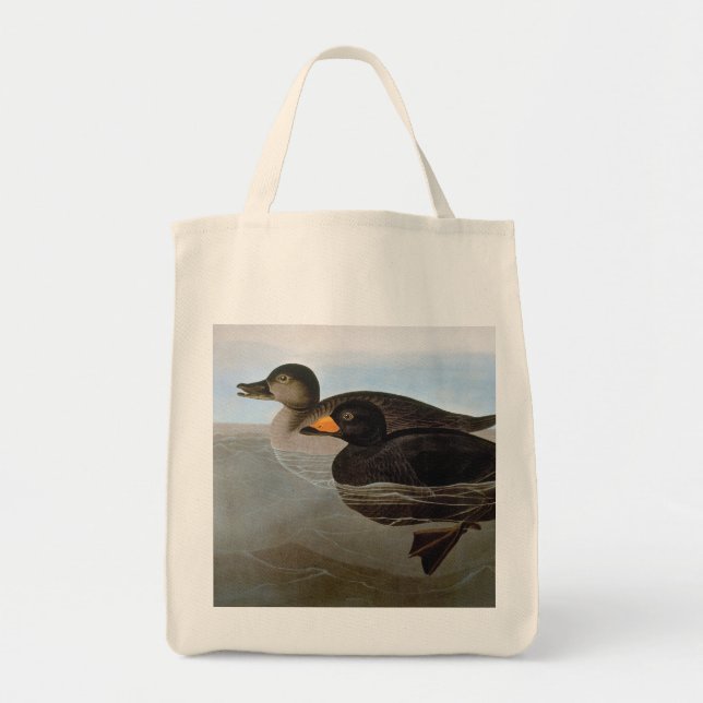 Bolsa Tote Audubon: Negrinha preta (Frente)