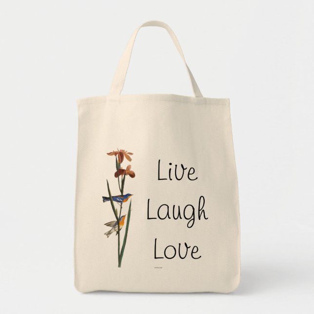 Bolsa Tote Audubon: Toutinegra (Frente)