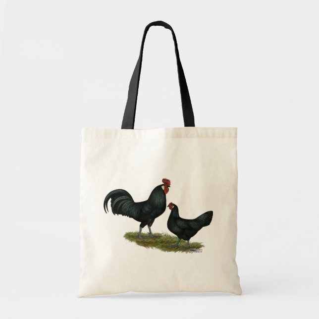 Bolsa Tote Augsburger Chickens (Frente)
