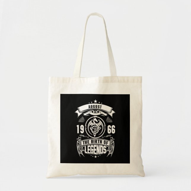 Bolsa Tote August Gift | 1966 Nascimento Das Legendas (Frente)