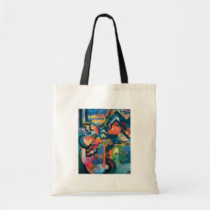 Bolsa Tote Auguste Macke - Homenagem a Bach Arte Moderna Abst