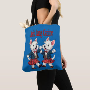 Bolsa Tote Auld Lang Canine West Highland Terrier Ceilidh