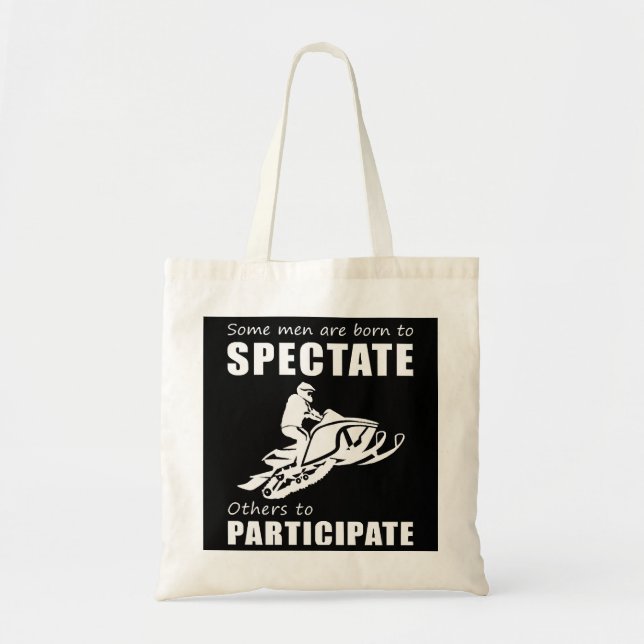 Bolsa Tote Aumente as barreiras - Engraçado e alguns homens s (Frente)