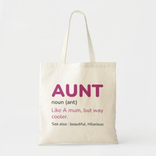 Bolsa Tote Aunt Noun