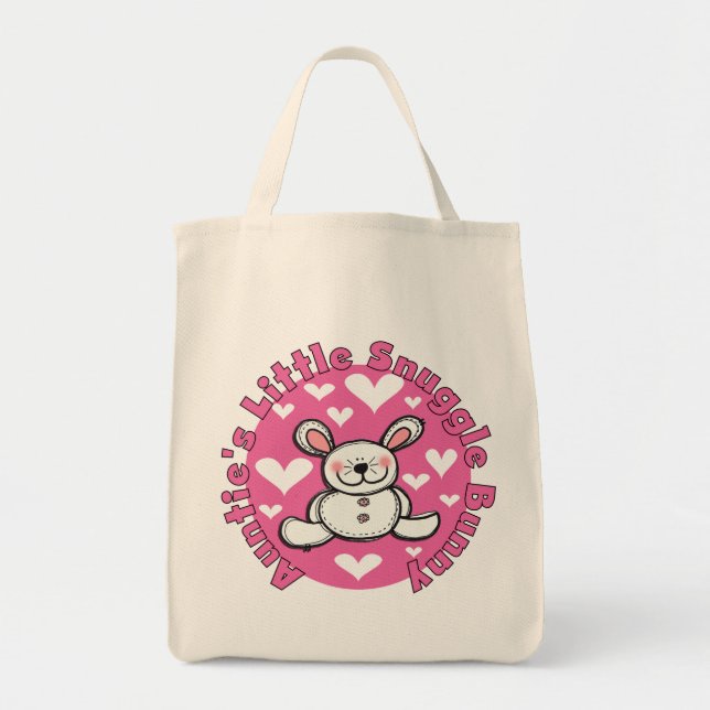 Bolsa Tote Auntie Snuggle Coelho (Frente)