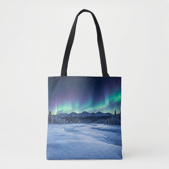 Bolsa Tote Aurora Boreal (Frente)