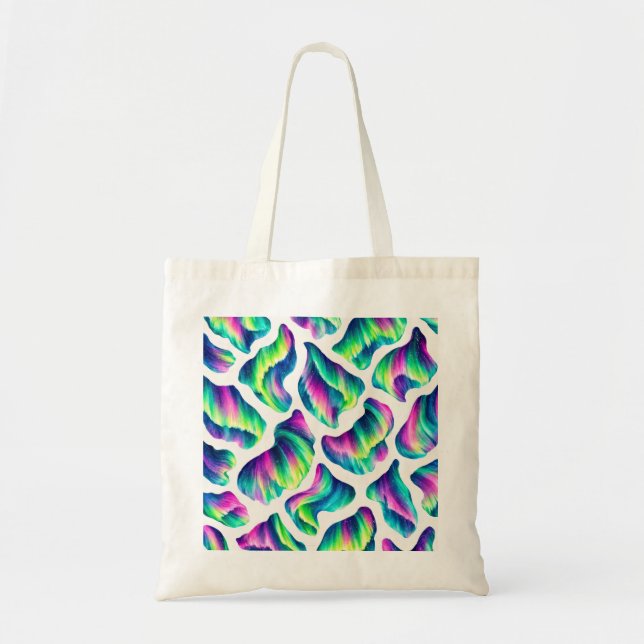 Bolsa Tote Aurora Boreal Luzes do Norte (Frente)