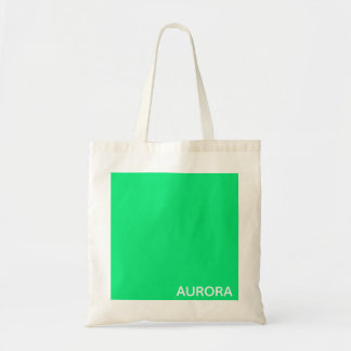 Bolsa Tote Aurora green color name