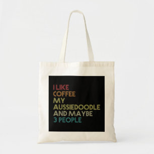 Bolsa Tote Aussiedoodle Dog Proprietário do Café Amantes de C