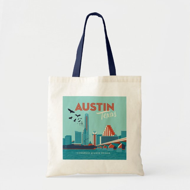 Bolsa Tote Austin, Texas | Ponte Congress Avenue (Frente)