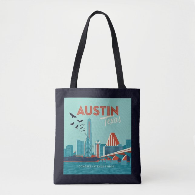 Bolsa Tote Austin, Texas | Ponte Congress Avenue (Frente)