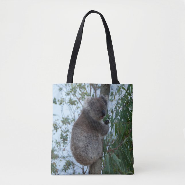 Bolsa Tote Austrália Kangaroo Island Koala em uma árvore (Frente)