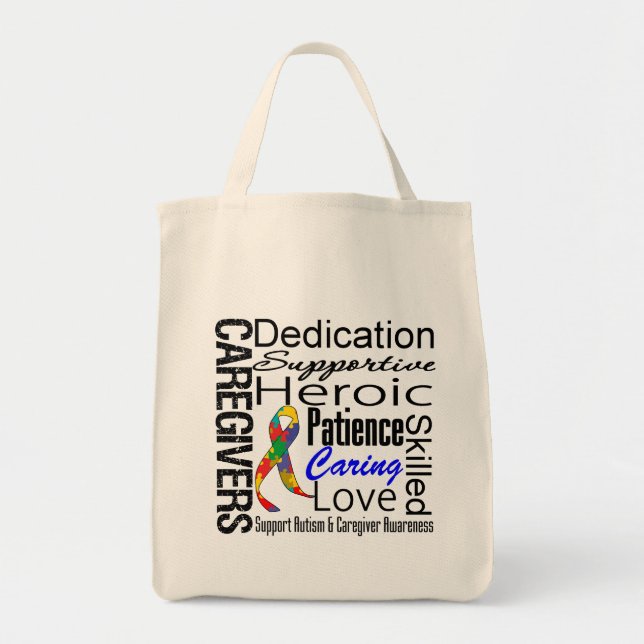Bolsa Tote Autism Caregivers Collage (Frente)
