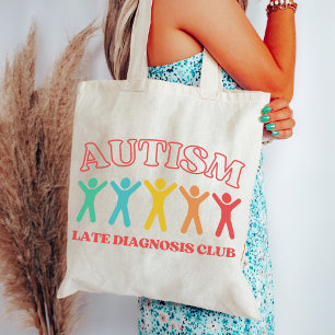 Bolsa Tote Autism Late Diagnostics Club, Engraçada Neurodiver