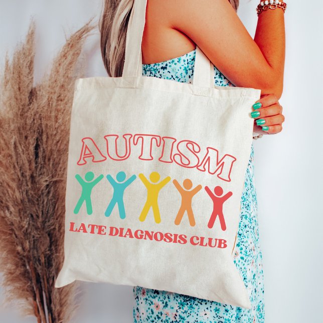 Bolsa Tote Autism Late Diagnostics Club, Engraçada Neurodiver (Criador carregado)