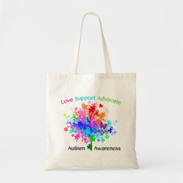 Bolsa Tote Autism Tree in Spectrum