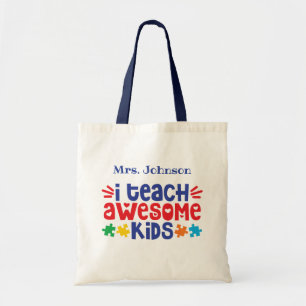 Bolsa Tote Autismo Apreciação do Professor Personalizada
