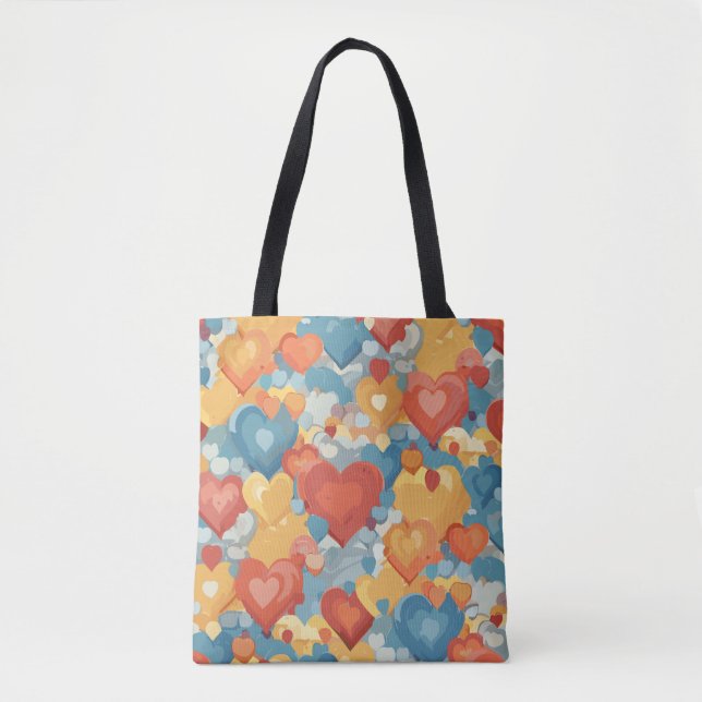 Bolsa Tote Autismo do coração (Frente)