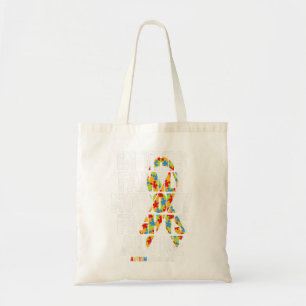 Bolsa Tote Autismo Sensibilização Camisa Suporte Família Mãe 