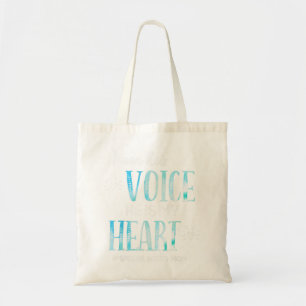 Bolsa Tote Autismo Sensibilização Roupa A Voz Ela É Meu Co