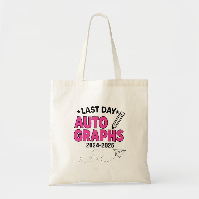 Bolsa Tote Autografos do último dia 2024-2025 Graduação (Frente)