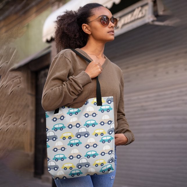 Bolsa Tote Automóveis de crianças da Vintage (Criador carregado)