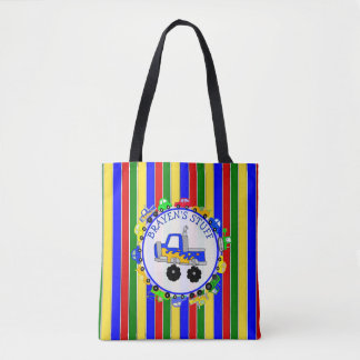 Bolsa Tote Automóveis personalizados e caminhões com garotinh