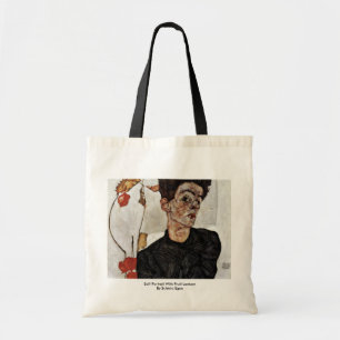 Bolsa Tote Autorretrato Com Lanterna Fruta De Schiele Egon