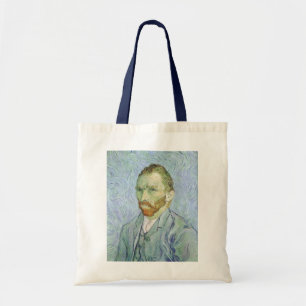 Bolsa Tote Autorretrato em azul por Vincent van Gogh