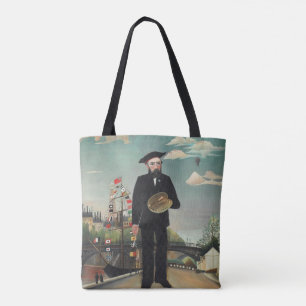Bolsa Tote Autorretrato Paisagem 1890, Henri Rousseau