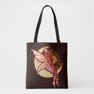 Bolsa Tote Autumn Fairy Wity Trabalho de arte MoonChild