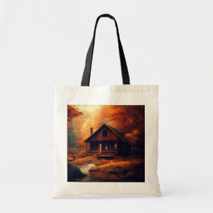Bolsa Tote Autumn/Fall/Halloween/pintura russa