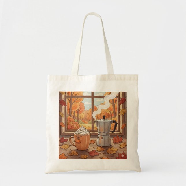 Bolsa Tote Autumn Fall Vibes (Frente)