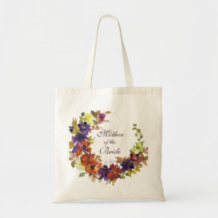 Bolsa Tote Autumn Floral Madre do Casamento Bride