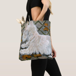 Bolsa Tote Autumn Leaves Westie no Pacio