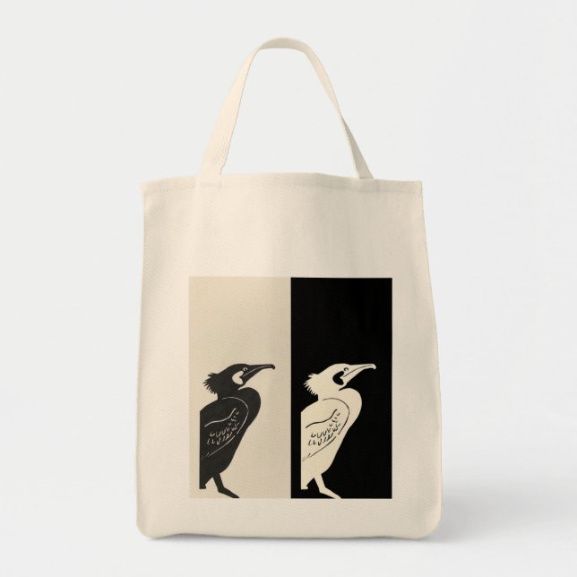 Bolsa Tote ave do corvo de excelente_de_esperança (Frente)