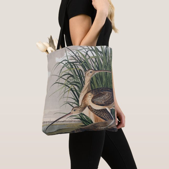 Bolsa Tote Ave-do-relvado-de-bico-longo-Audubon (Close Up)