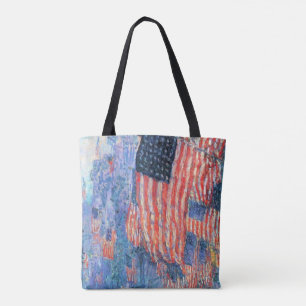 Bolsa Tote Avenida na Chuva de Frederick Childe Hassam