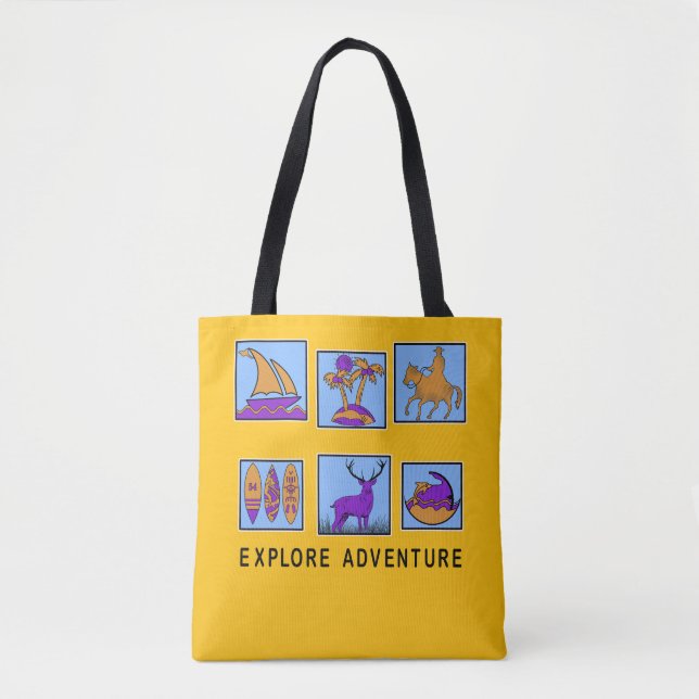 Bolsa Tote aventura (Frente)