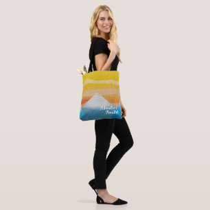 Bolsa Tote Aventura Aguarda Montanha Sunset