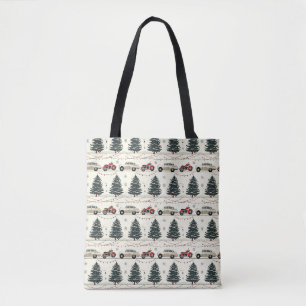 Bolsa Tote Aventura de Natal no Mercado de Motocicletas