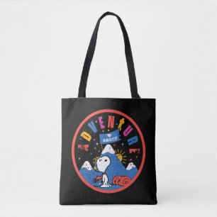 Bolsa Tote Aventura do Snoopy Aguarda Design da Montanha de G